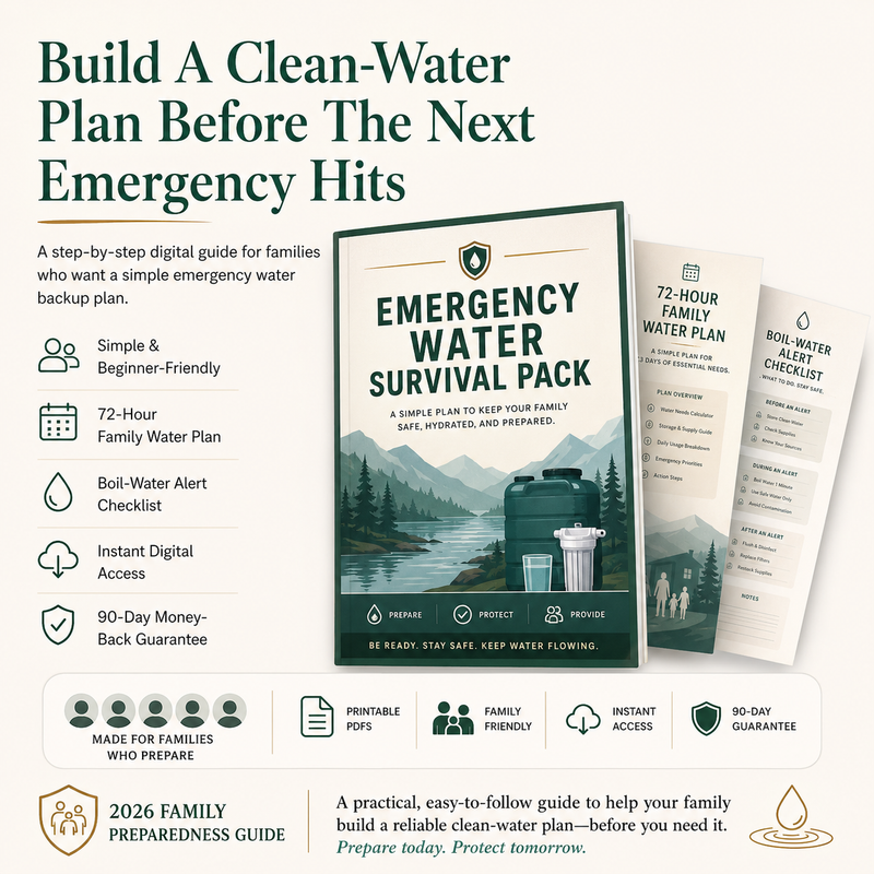 Emergency Water Survival Pack