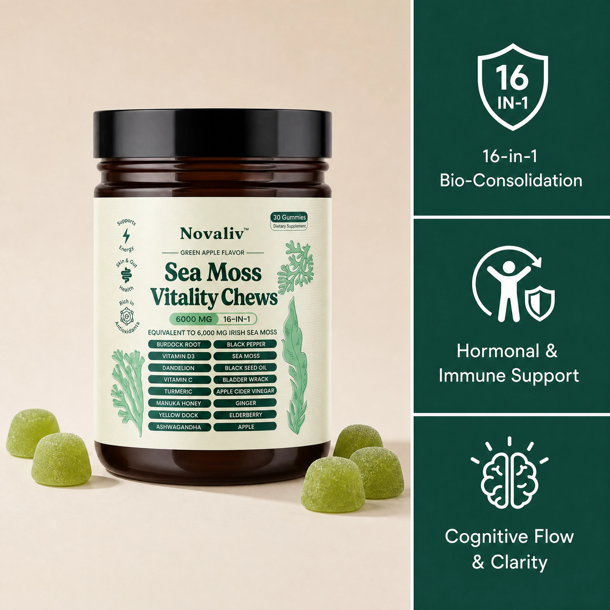 Novaliv Seamoss Gummies